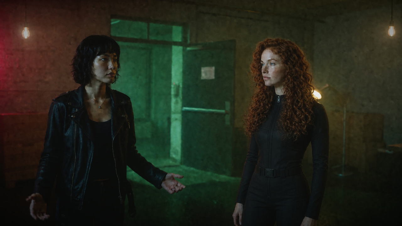 One AI Character Through a Rainy Night: Neo-Noir Short · 7