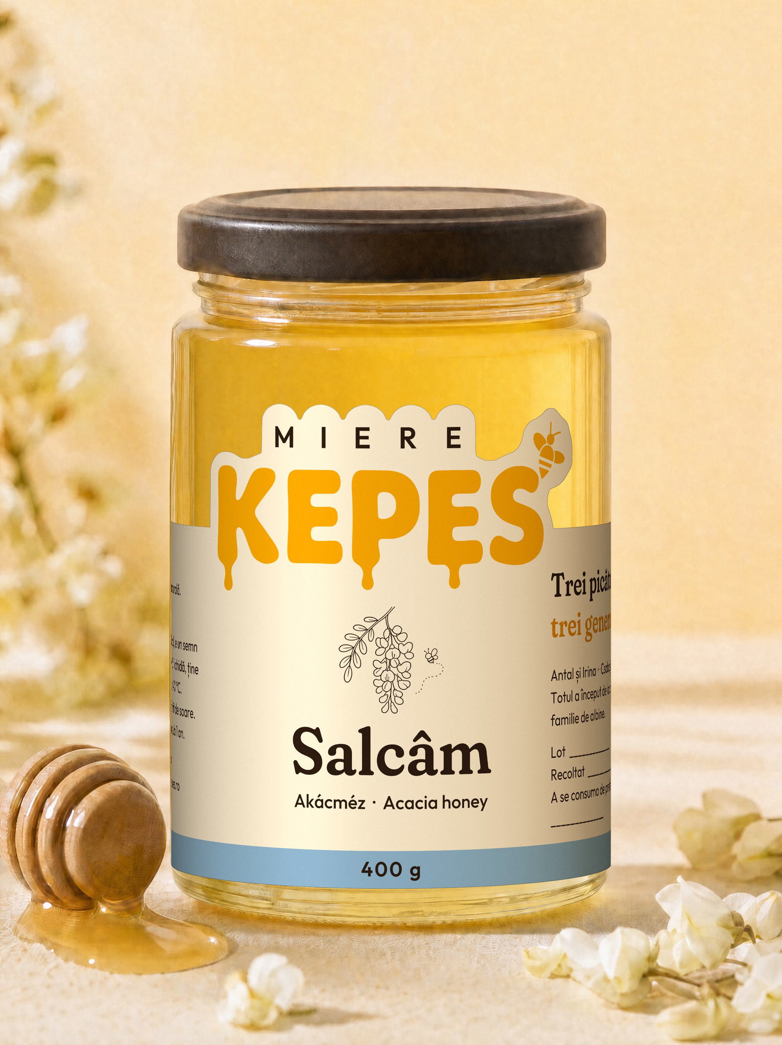 Miere Kepes: Honey Brand Identity & Packaging