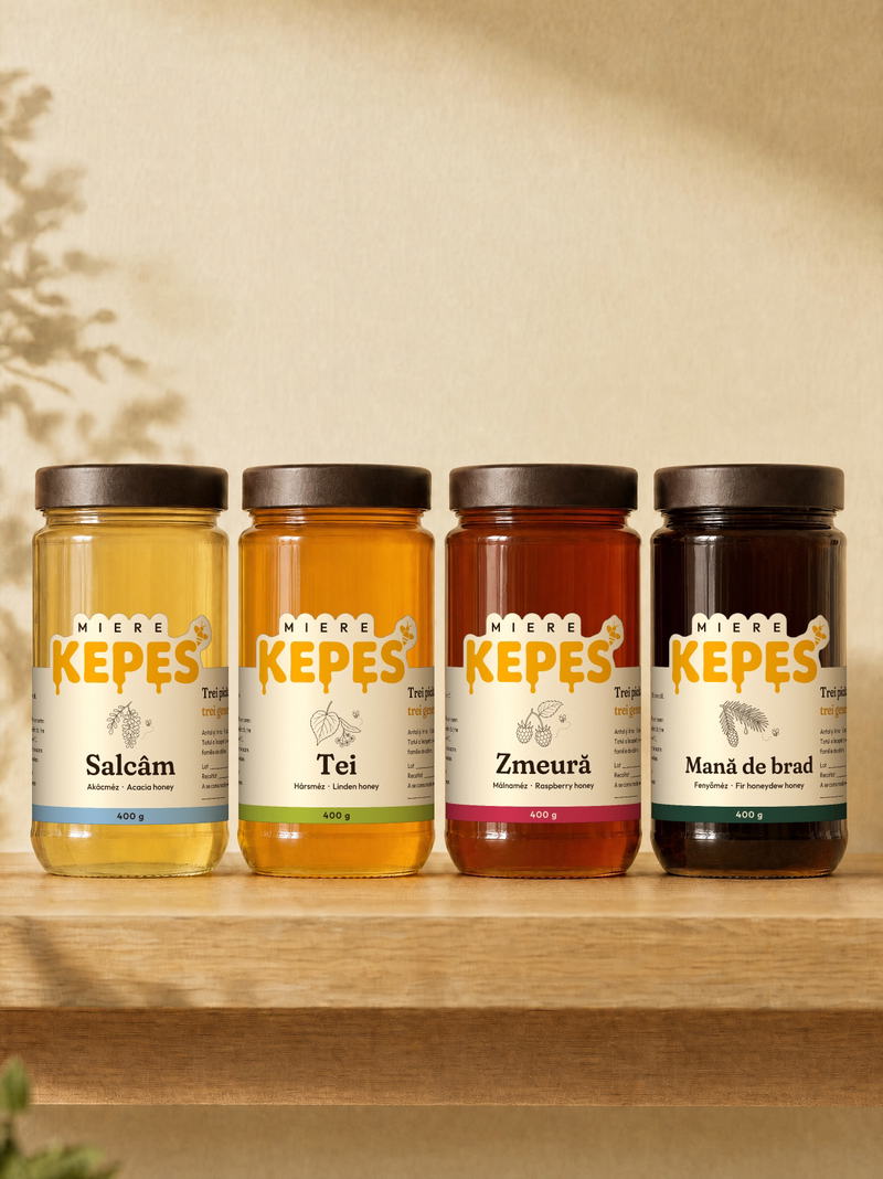 Miere Kepes: Honey Brand Identity & Packaging