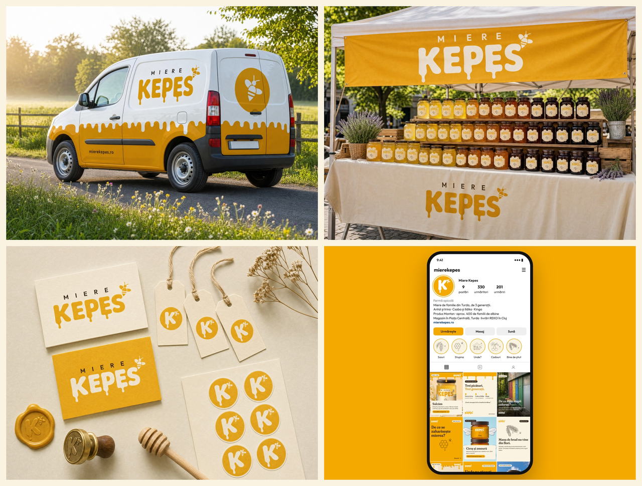 Miere Kepes: Honey Brand Identity & Packaging · 7