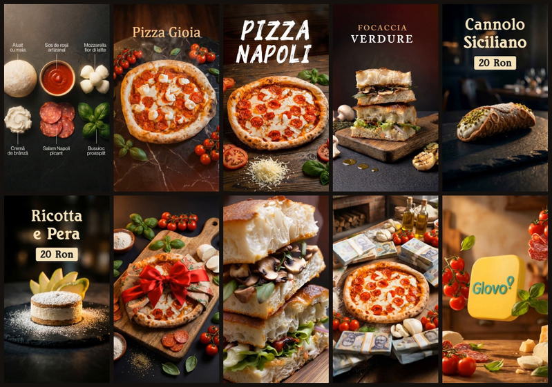 Copt Cu Dragoște: AI Product Videos for a Pizzeria