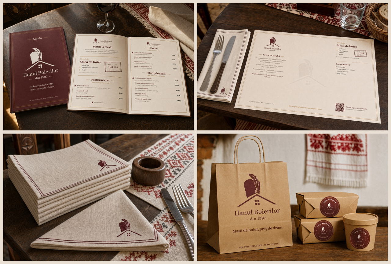 Hanul Boierilor: Visual Identity for a Transylvanian Inn · 1