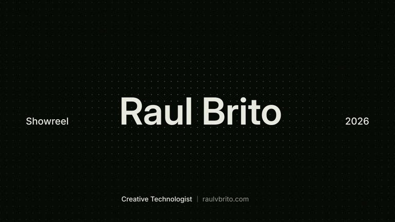 Raul Brito Video portfolio video 1